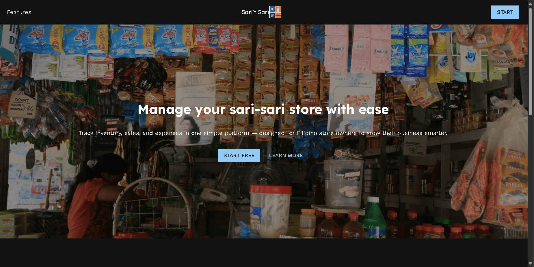 Sari-Sari Store Landing Page